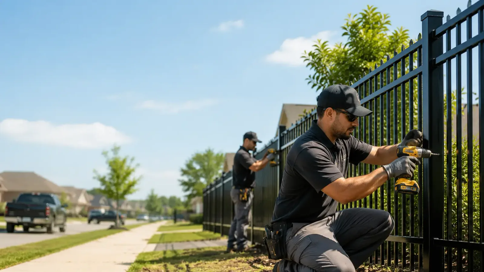 Metal Fence Installation in Panama, NE